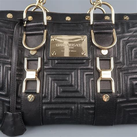 versace black and gold purse|versace purses black bronze.